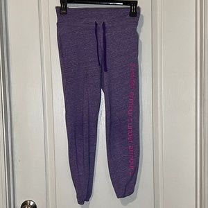 Under Armor Loose Purple Joggers